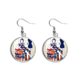 thumbnail image 1 of La cultura China belleza blanco Pendientes pendientes de plata colgantes joyas señora Unbranded M, 1 of 3