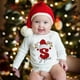 thumbnail image 1 of Body de bebé personalizado con letra y nombre, ropa para fiesta de Navidad, mono para recién nacido, ropa para niño pequeño, regalos, 1 of 5