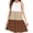 Brown, variant on THDHVS Girls Dresses,Color Block Sleeveless Sundress for Girls Summer Casual Wear and Outdoor Play,Dresses for Girls Sky Blue