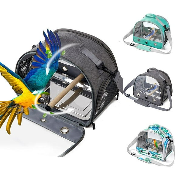 HPDL SHYKNYU Portable Small Pet Backpack Travel Backpack Side Window Foldable Outdoor Rabbit Bird Rat Parakeet Carrier Bag