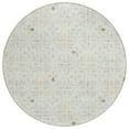 thumbnail image 2 of Addison Rugs Chantille Indoor/Outdoor Transitional Floral Ivory Washable Round Rug, 8' x 8', 2 of 6