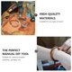 thumbnail image 5 of Juego de brocas para madera Linaichen, 1 juego, fresa para pulseras, anillos de madera, brocas, kit para hacer carpintería, 5 of 7