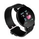 thumbnail image 4 of Smartwatch IP67 Reloj de pulsera resistente al agua Reloj de pulsera con correa de silicona Reloj de pulsera unisex para fitness, negro Inevent EL001369-01B, 4 of 7