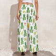 thumbnail image 4 of Palazzo Pants for Women, Funny Toad Comfy Womens Wide Leg Baggy Pants, Casual Lounge Pants for Women Travel Vacation Outfits, 4 of 5