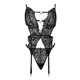 thumbnail image 2 of Gibobby Conjunto ropa interior mujer Conjunto de falda a cuadros para mujer con ribete de encaje y falda(Negro, G), 2 of 5
