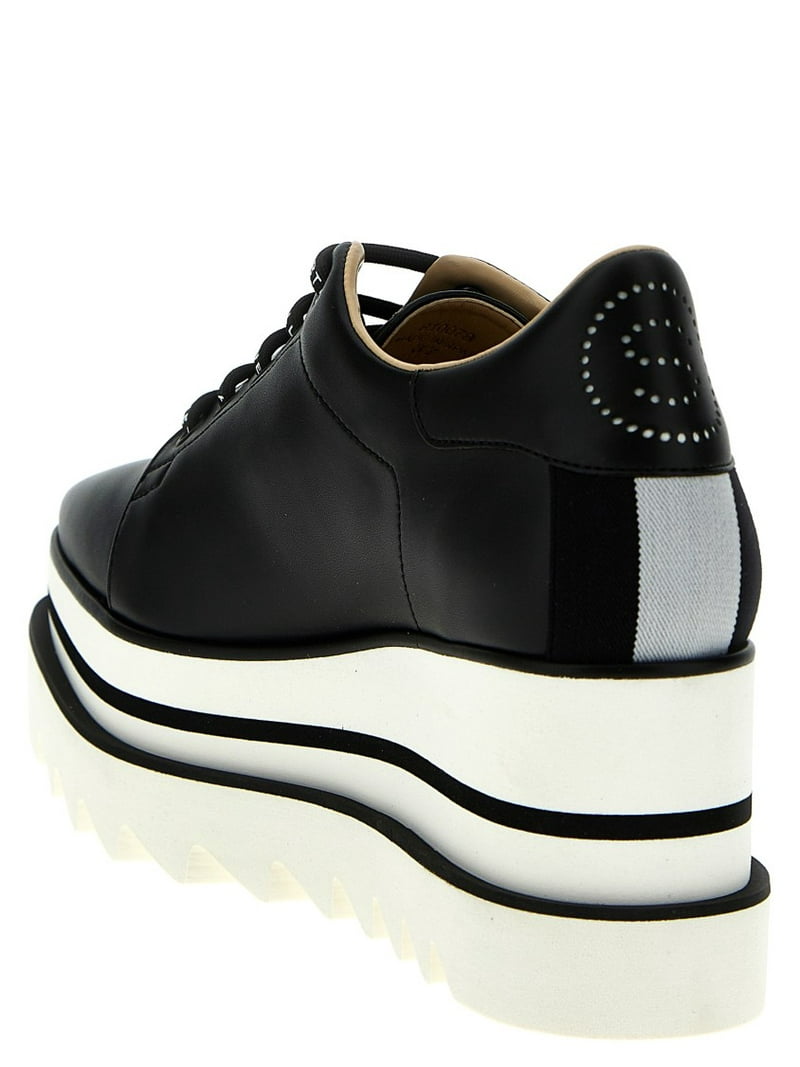 Stella Mccartney Sneak-Elyse' Wedge Black (Women's