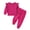 Hot Pink, variant on GYRATEDREAM Toddler Girls 2 Piece Outfits Ruffle Long Sleeve Pullover Sweatshirts and Sweatpants Fall Clothing Sets