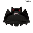 thumbnail image 2 of Ouuluon 10 Pack Halloween Paper Plates, Bat Shaped Disposable Paper Plate, 11×8in Fall Decor for Halloween Themed Party Supplies, 2 of 7