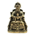 thumbnail image 1 of Estatuilla del dios chino de la riqueza, escultura de , adorno decorativo de escritorio creativo de latón para boda, cafetería y dormitorio, 1 of 9