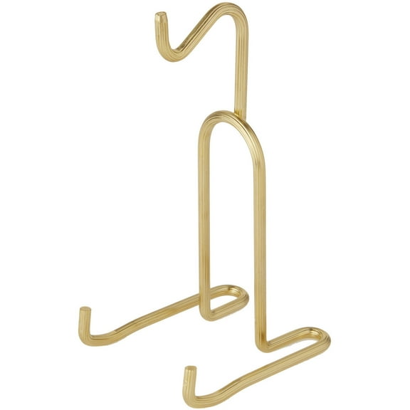 Bard's Demi-tasse Gold-toned Cup and Saucer Stand, 5.5" H x 2.75" W x 3.25" D (For 2-3 Fluid Ounce Espresso Cups), Pack of 6