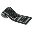 thumbnail image 1 of Amdohai Clavier Sans Fil Portable 2.4 Mini Flexible Enroulable Résistant à l'Eau Lavable en Silicone Souple avec Récepteur USB pour PC Tablette Ordinateur Portable Ordinateur, 1 of 8