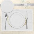 thumbnail image 3 of Ambesonne Modern Place Mats Set of 4, Thank You Words Leaves, Standard Size, Yellow and Black, 3 of 6