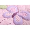 thumbnail image 4 of Sweet Baba Ensemble de Literie de Bassinette en Coton à 4 Pcs avec Papillons, Ensemble de Bassinette Rose pour Bébés Filles, Ensemble de Chambre de Bébé en Microfibre Imprimée Incluant Couette/jupe/2 Draps de Bassinette, 4 of 7