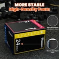 thumbnail image 4 of BalanceFrom 3-in-1 Foam Plyometric Jump Box, Lightweight Workout Platform for Home or Gym, 4 of 7