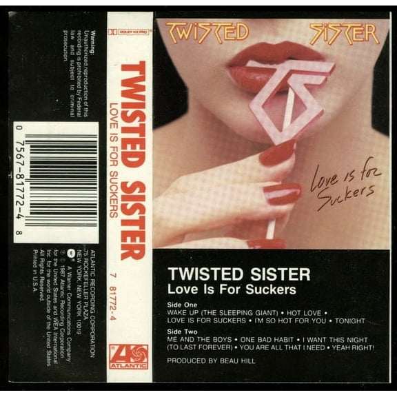Twisted Sister – Love Is For Suckers.   Brand New - Factory Sealed - Original Issue