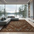 thumbnail image 2 of ODIKA 8'x10' Washable Area Rug Non-Shedding, Easy Care, Symmetry Abstract Inspired Patches Border Spotted Southwestern Refined for King Size Bedroom Under Bed, Master Suite, 2 of 7