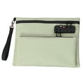 thumbnail image 1 of Injueey Viaje seguro con una bolsa de seguridad con candado para efectivo. Bolsas de viaje con candado para artículos personales. Almacenamiento y organización del hogar verde, 1 of 6