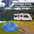 thumbnail image 4 of Lunfar Plastic Wheel Chocks Tire Slip Stopper Stop Chocks Wheel Alignment Tire Block Support with Rope Handle for Trailer and Caravan Motorhome RV, 4 of 4