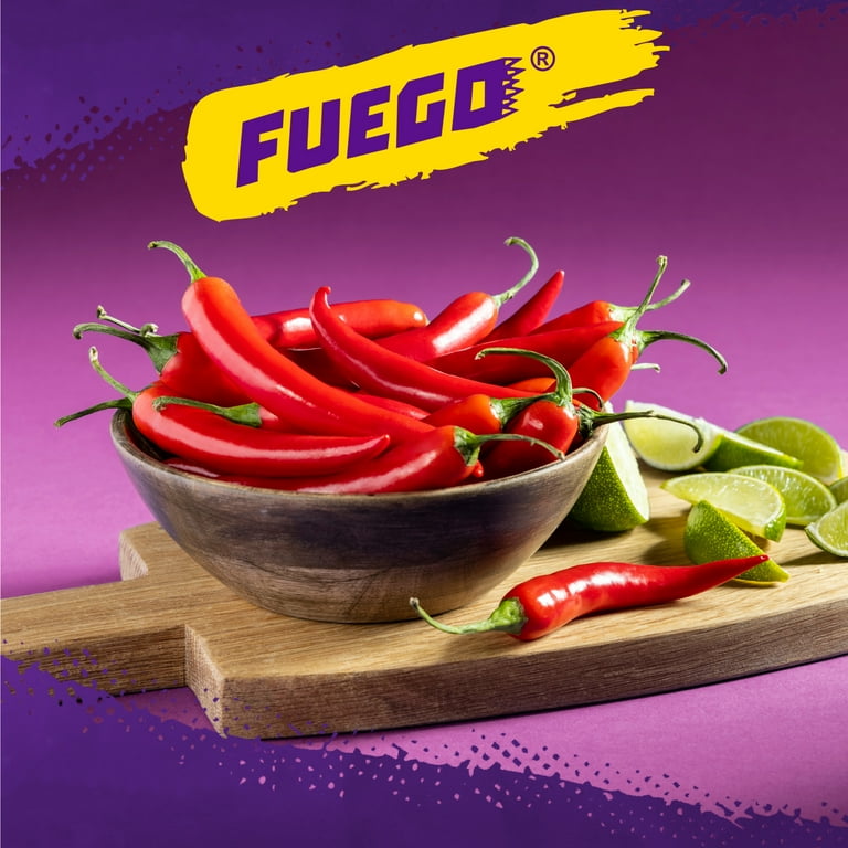 Takis Fuego Kettlez 8 oz Sharing Size Bag, Hot Chili Pepper & Lime Kettle-Cooked Potato Chips