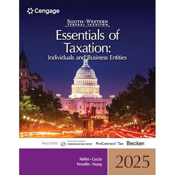 Pre-Owned South-Western Federal Taxation 2025: Essentials of Taxation: Individuals and Business Entities, 9780357989197, 0357989198, Paperback, 28 edition