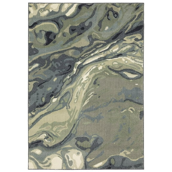 Oriental Weavers SENECA Blue 9'10 X 12'10 Area Rug