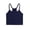 Navy, variant on Women's Sleeveless Crop Tank Top Rib Knit Racerback Casual Strecth Summer Casual Workout Runing Tops