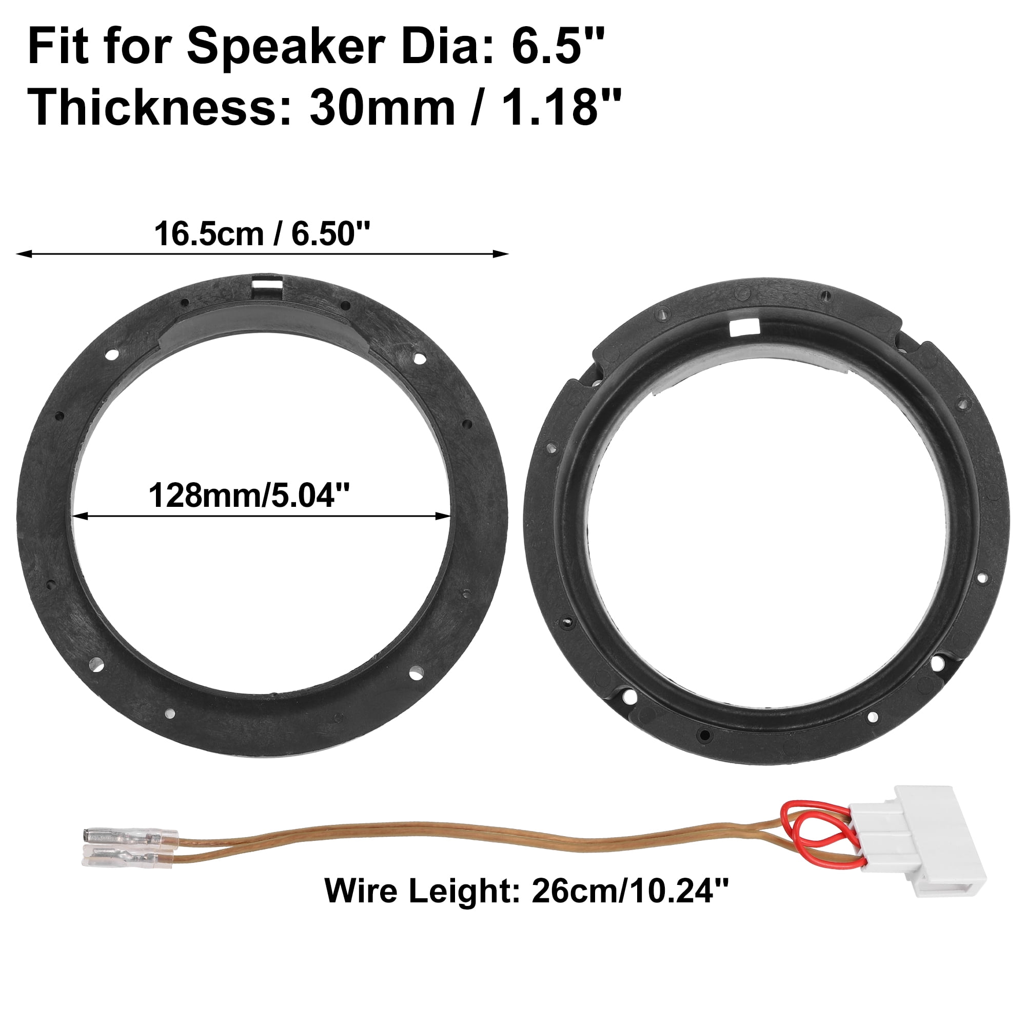 Unique Bargains Speaker Adapter Spacer Ring for Volkswagen Passat 1998-2016 T-07 6.5"