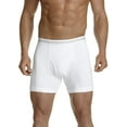thumbnail image 2 of Harbor Bay by DXL Big and Tall Men's Boxer Briefs, White, 8XL, Pack of 3, 2 of 7