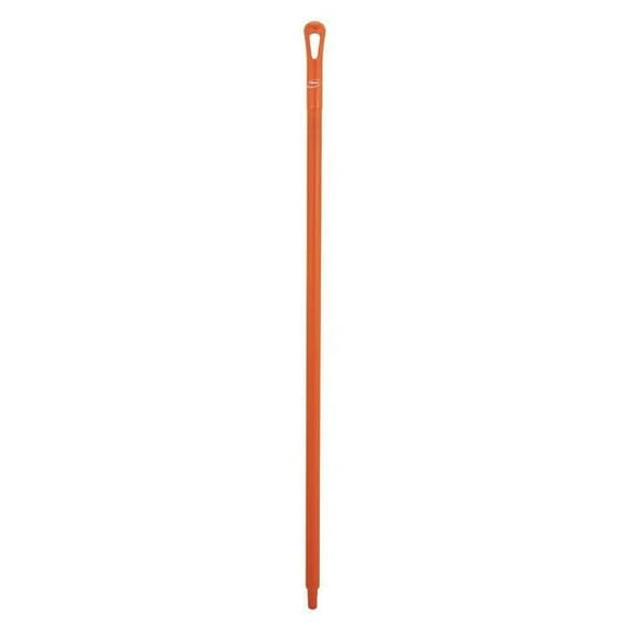 Vikan 51" Color Coded Handle, 1 1/4 in Dia, Orange, Polypropylene 29607