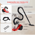 thumbnail image 2 of Aspirador De Pó Doméstico Multifuncional 1000w Con Accesorio, 2 of 5