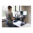 thumbnail image 2 of Ergotech Freedom Desk – Sit Stand Desk top for single LCD Display, keyboard and mouse - 30” white, 2 of 6