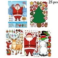 thumbnail image 2 of 25 Sheets Kids Sticker Creative DIY Party Favor Sticker Cartoon Sticker for Xmas, 2 of 10
