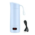 thumbnail image 3 of jifeng Travel Heating Cup Compact Portable Electric Kettle Leakproof Stainless Steel Fast Boiling Mini Tea Kettle With LCD Display And Adjustable Temperature Suitable for home office travel Blue, 3 of 9