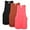 Black/Dusty Orange/Neon Pink, variant on icyzone Workout Tank Tops for Women - Running Muscle Tank Sport Exercise Gym Yoga Tops Athletic Shirts(Pack of 3)