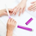 thumbnail image 3 of 4-Piece Set of Glass Nail Files Professional Gradient Color Crystal Nail File with Case Double-Sided Nail Files Fingernail/Toenail Care Tools, 3 of 5