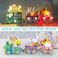 thumbnail image 4 of Hexagram Valentines Day Decorations Indoor, Lighted Valentine Gnome Train Decor for Tabletop Figurines, Valentine Day Centerpieces Decorations Home Light Up Gnomes Decor Table Top Pink Valentines, 4 of 9