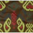 thumbnail image 4 of oneOone Organic Cotton Poplin Twill Fabric Swirl & Paisley Ikat Print Fabric By Yard 42 Inch Wide, 4 of 4