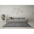 thumbnail image 3 of Ahgly Company Indoor Round Abstract Gray Modern Area Rugs, 8' Round, 3 of 4