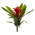 thumbnail image 2 of Nearly Natural 2237-S6-RD 10 in. Bromeliad Artificial Flower, Red - Set of 6, 2 of 3
