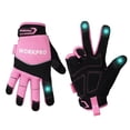 thumbnail image 1 of WORKPRO Safety Work Gloves, Pink Working Gloves for Women Men, Touch Screen, Terry Fabric, Non-Slip (Large, Pink Ribbon), 1 of 8