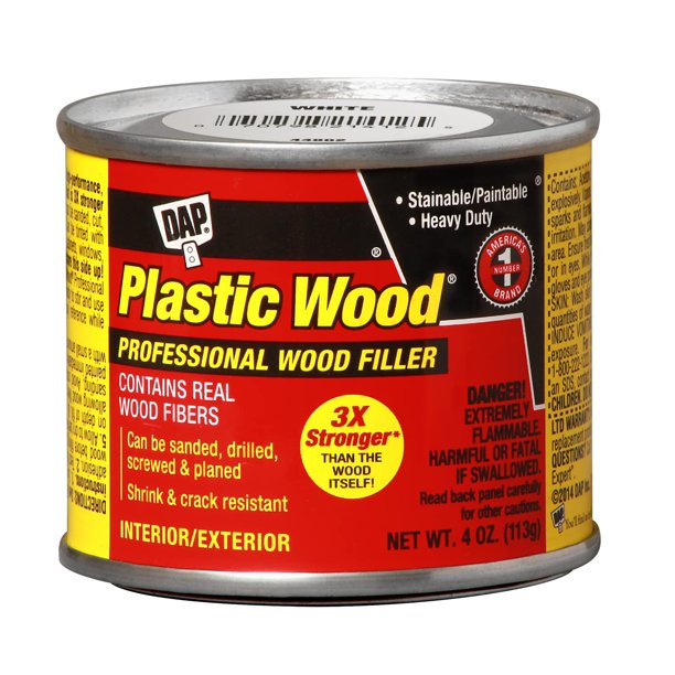 Wood Filler DAP 21412, disolvente blanco, 115 ml, listo para usar
