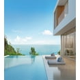 thumbnail image 3 of Ambesonne Summer Duvet Cover Sets, Minimalist Beach House, 2-Twin, Pale Brown Sky Blue, 3 of 4
