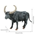 thumbnail image 2 of Farm Animal Toy Figurine Realistic Bull Model for Kids Educational Large Scale Cattle, 2 of 5