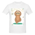 thumbnail image 4 of Bingfone Cute Sloth In Yoga Pose Tree Men'S Loose Fit Short-Sleeve Pocket T-Shirt, 4 of 7