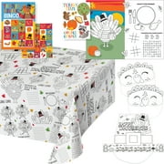 Way to Celebrate Thanksgiving Kids Activity & Decorations Kit
