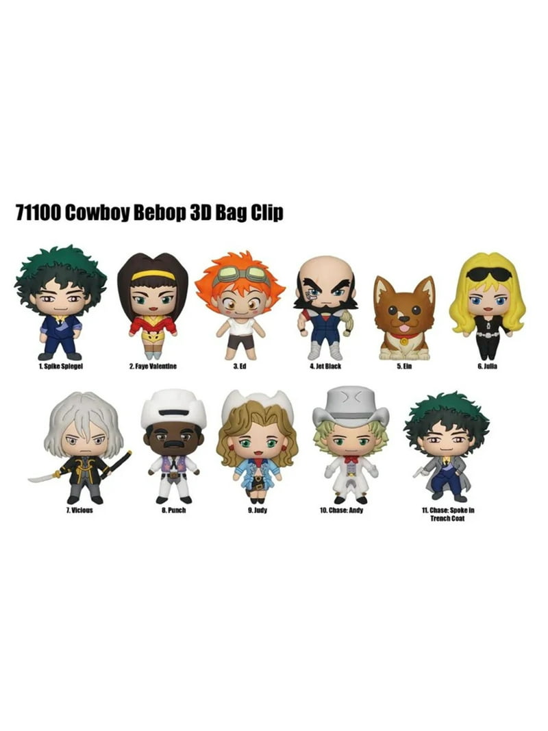3D Figural Foam Bag Clip Cowboy Bebop Mystery Pack (1 RANDOM