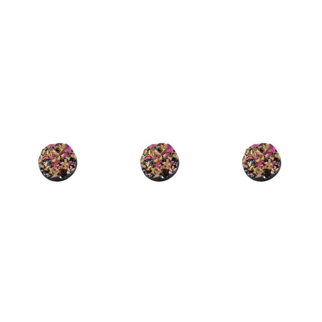 Pendiente Stud Sonducket cuenta de cristal superficie lisa Accesorios de joyería