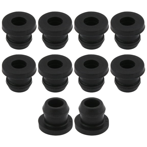 ROCKROK 10Pcs Stove Grommets Scratchproof Grates Grommet Kit Rubber Grommets