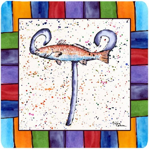 Beach And Seafood Foam Coasters - Set Of 4