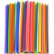 thumbnail image 3 of Nvzi 100Pcs 0.23*7inch Disposable Drinking Plastic Straws-Multicolor, 3 of 5